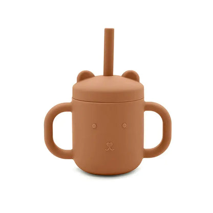 Children Portable Binaural Cup Straw