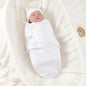 Cotton Baby Swaddle Blanket With Hat